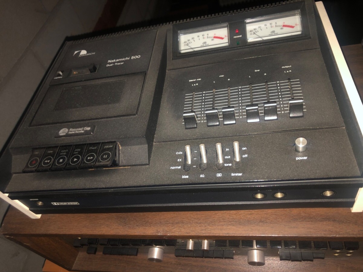 Nakamichi model 500 Table-Top Analog Tape Deck. Uber Rare! | eBay