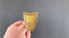Egyptian Revival Shield Shaped Brooch