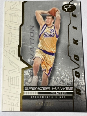2007-08 Bowman Elevation NBA Rookie Sacramento Kings Sepncer Hawes /999