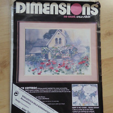 Stickpackung Kreuzstich Dimensions no count cross-stich 50x35 cm Rosenblüte