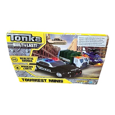 Tonka Toughest Minis Red & White Fire Truck with Lights & Sounds