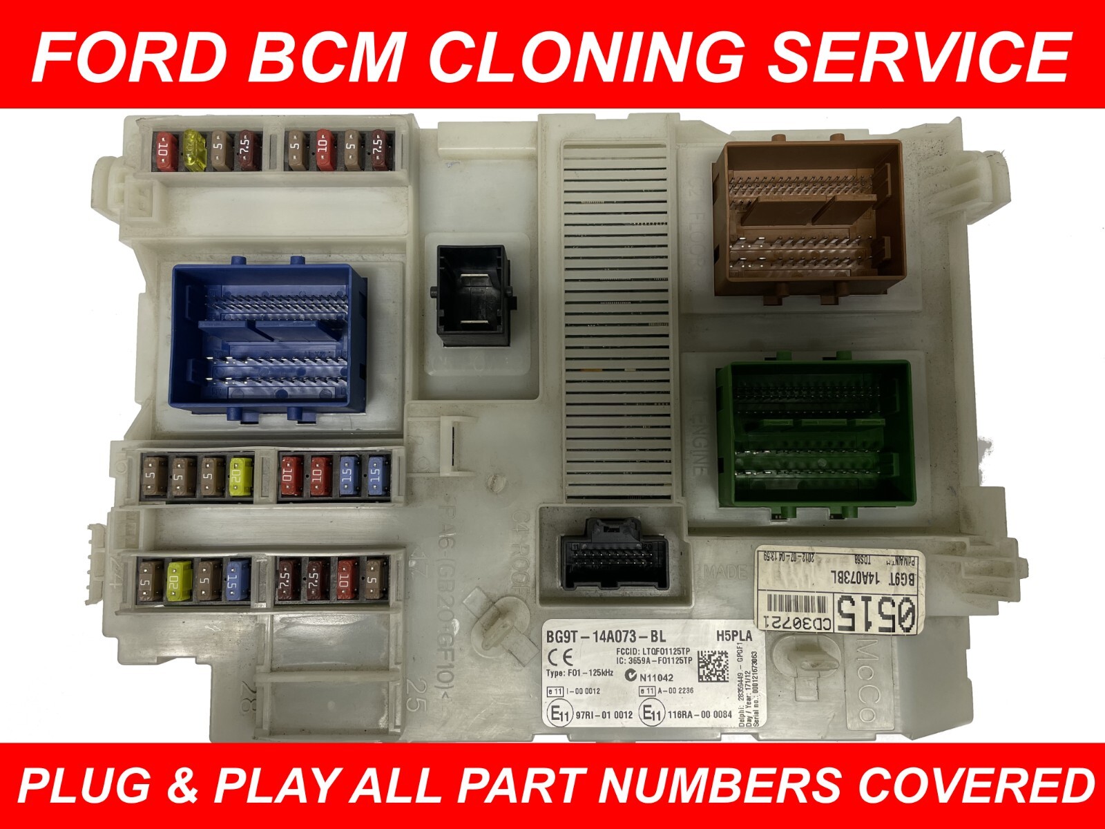 Ford MONDEO Mk4 2.2 TDCi Titanium X Facelift BCM FUSEBOX Bg9t 