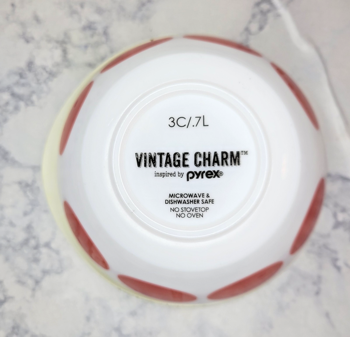 PYREX Vintage Charm Inspired by Pyrex 3 Set Polka Dot Mixing
