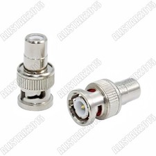 10x Adapter RCA Female Jack to BNC Male Plug for Video Camera Connector Adapter