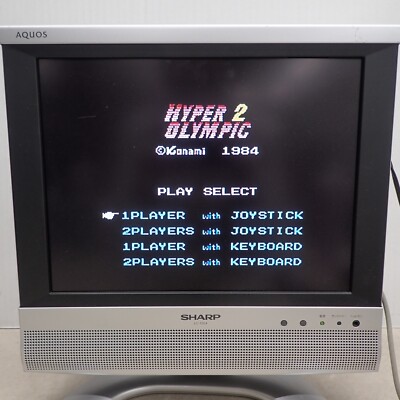 【美品】ハイパーオリンピック　2 MSX ROM MSX ROM HYPER OLYMPIC II Track & Field SONY KONAMI Tested and