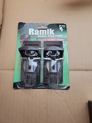 Ramik 116221 Mouse Snap Trap, 2-Pk. New