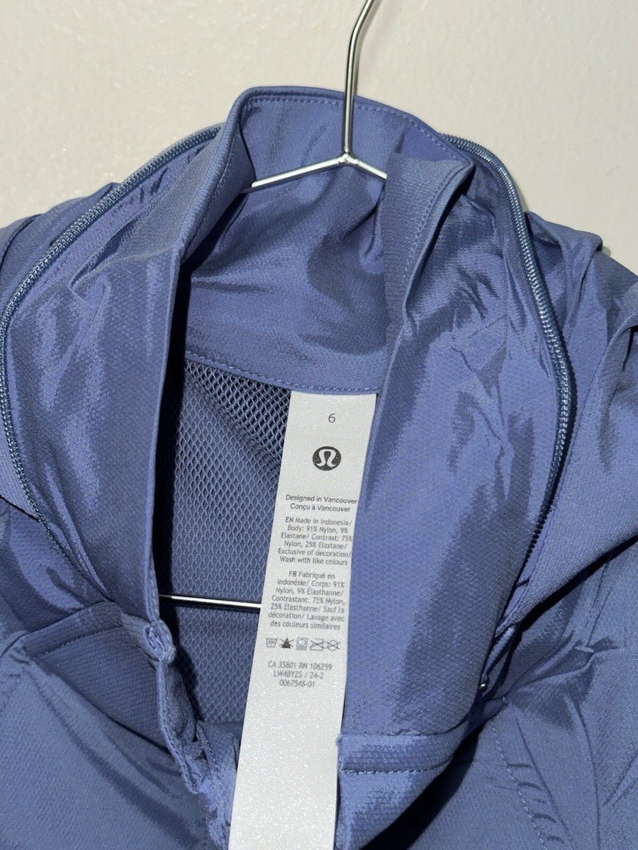 New LULULEMON Classic Fit Ventilated Running Jacket OASB