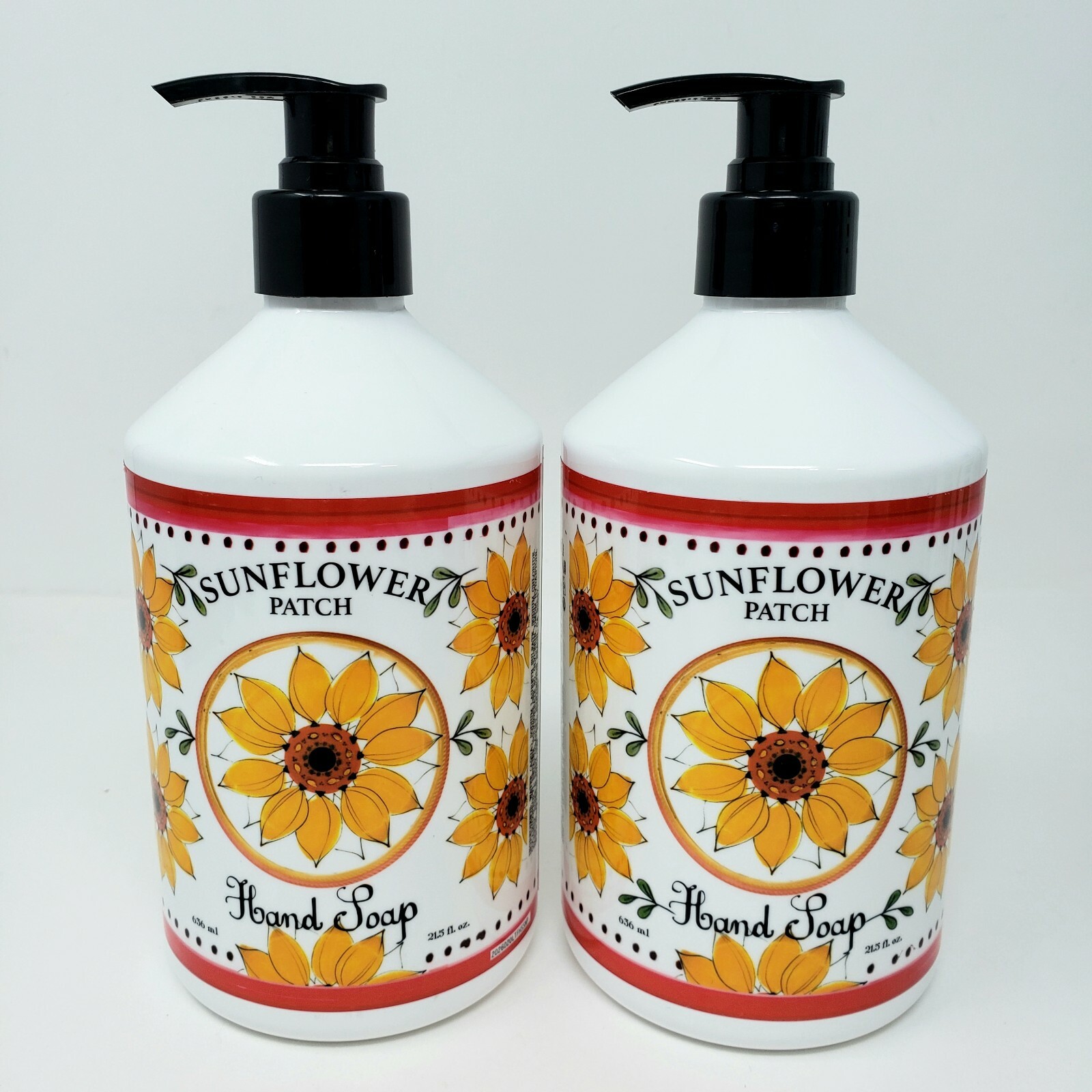 2 Pump Bottles Home Body Co Sunflower Patch Liquid Hand Soap 21.5 oz ea