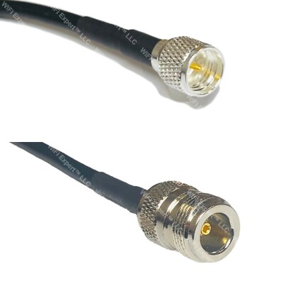 LMR240UF MINI UHF MALE to N FEMALE Coax RF Cable USA-Ship Lot