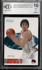 Andrew Bogut 2005 Sage RC Austrailian Edition - Blue AE1A /600 (Beckett) BCCG 10