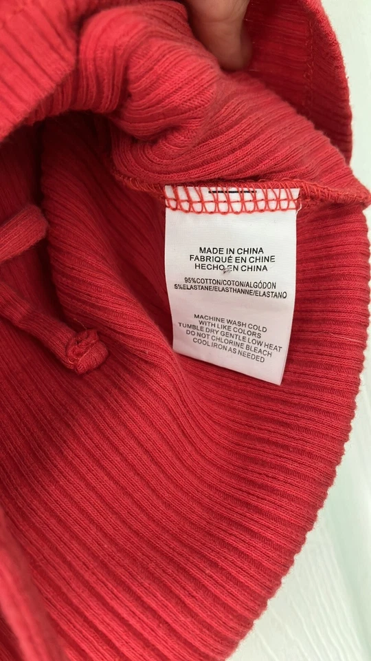 O’Neill Manga Corta Rojo Crop Top Niñas Grande Oriane Cinch Camisa Foto 4 de 4