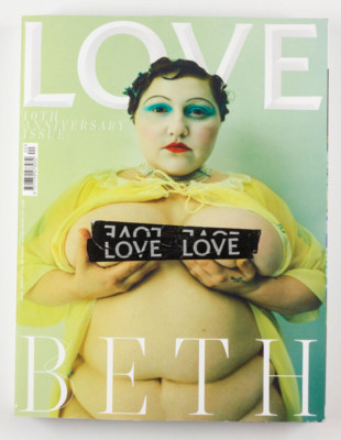 BETH DITTO TIM WALKER GIGI HADID 10TH ANNIVERSARY LTD ED ISSUE  Love magazine 20