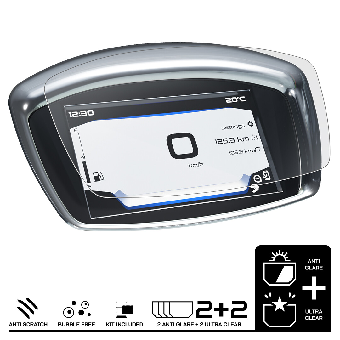 Speedo Angels Nano Glass: Proteggi Schermo Per MV Agusta Brutale 800 (2016+) – 2 Pezzi