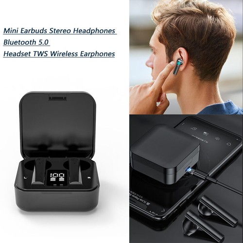 TWS Bluetooth 5.0 Wireless Earbuds Headphone Headset Noise Cancelling Waterproof - Picture 8 of 12