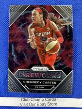 2021 #1 Chennedy Carter WNBA Panini Prizm Fireworks Base Insert Dream