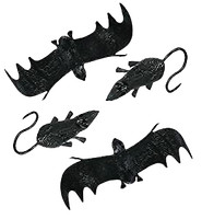 Streudeko - Halloween Fasching Grusel Maus Fledermaus
