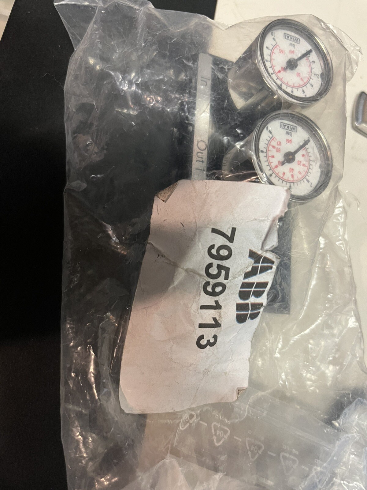 ABB 7959113 Pressure Gauge Block NPT1/4
