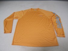Columbia Shirt Mens Large Orange Kai Kanani Outdoor Sportswear Crew Neck