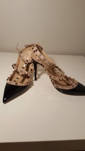 valentino garavani rockstud slingback 100mm pump