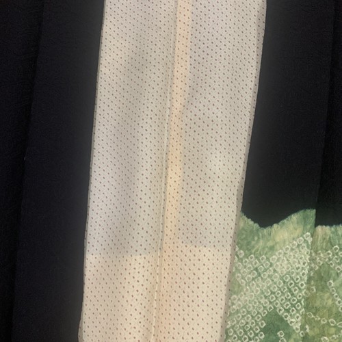 VINTAGE RARE NAORI RINZU SILK & HAND TIED SHIBORI JAPANESE KIMONO ROBE NWT $300 - Picture 13 of 15