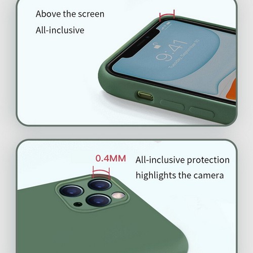For iPhone 15 14 Pro Max 13 12 11 XS XR 8 7 Plus Liquid Silicone Soft Case Cover - Picture 2 of 22