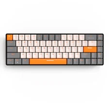 RK68 Wireless 60% Mechanical Gaming Keyboard Mini Bluetooth Hot Swappable for PC