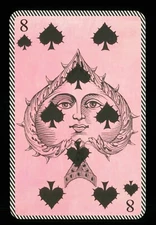 Transformation playing card Christian Lacroix 8 of Spades Q70d
