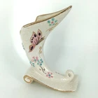 Vintage Hull Butterfly Vase B2 Cornucopia Floral Motif Gold Trim 1956