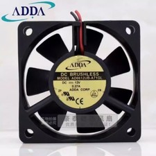 ADDA AD0612UB-A71GL 6025 DC12V 0.27A 2-Wire Dual Ball Cooling Fan