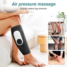 3 Modes Leg Massager, Cordless Calf Air Compression Massager W/ Heat Pain Relief