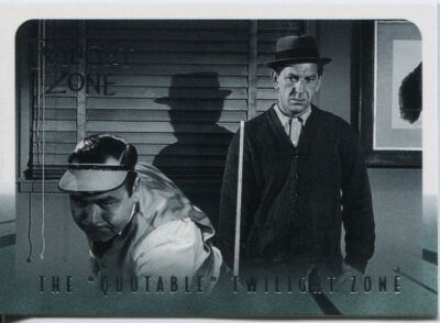 Twilight Zone Serie 4 S&S Zitatkarte Twilight Zone Verfolgungsjagd Q15