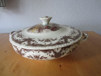 staffordshire Terrine England Schüssel Scenes after Constable