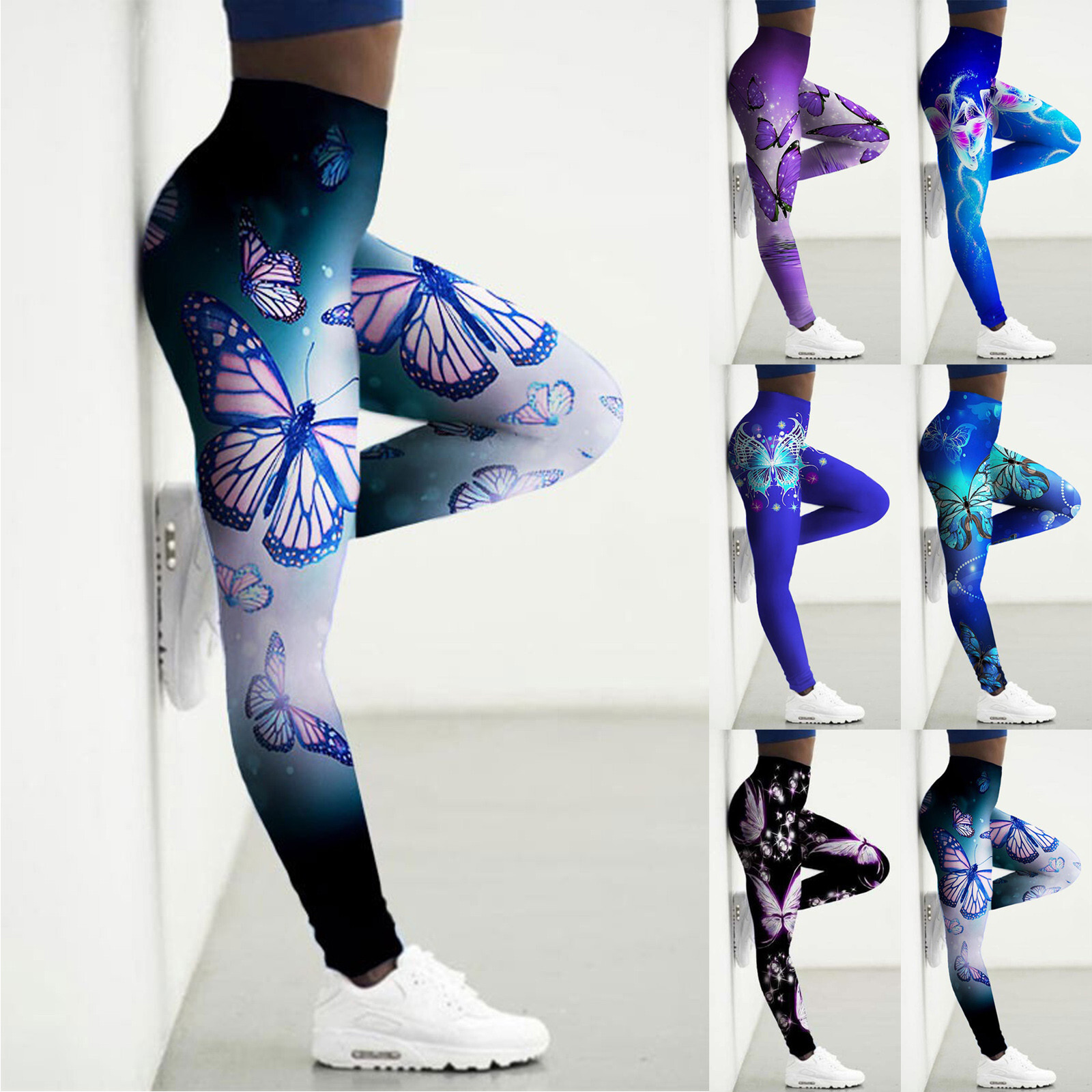 Yoga Pants Butterfly