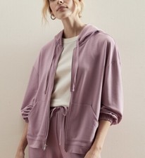 Banana Republic Factory Women Terry Purple Set Hoodie and joggers Small