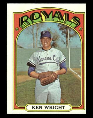 1972 Topps #638 Ken Wright Kansas City Royals
