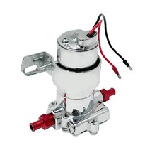 Electric Fuel Pump 97 Gph 7 Psi Universal For Holley Demon Carbureted Chrome Red