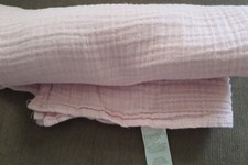 Kyle  Deena Baby Blanket Solid Light Pink Soft Muslin Swaddle Security Lovey