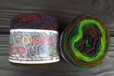 Great Adirondack Bloom Colors, hand-dyed self striping wool, 2 balls, 420 yards