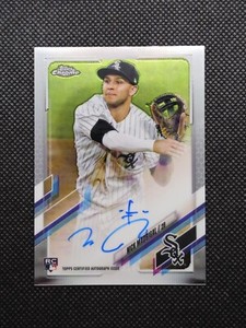 2021 Topps Chrome Baseball Nick Madrigal Base Rookie Autograph #RA-NM Chicago