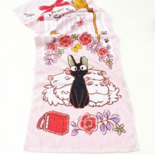 Japan Kiki's Delivery Service Black Cat Sport Hand Face Towel Cotton 110 40cm
