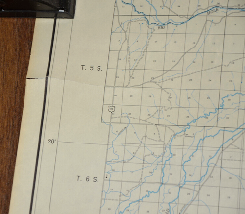 Beaverhead National Forest Map Montana HUGE 41x46 Vtg 1961 EastHalf BigSky Ennis - Picture 9 of 10