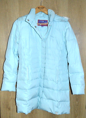 Trespass Authentic Down Parka Coat Duck Egg Blue - Womens Medium M