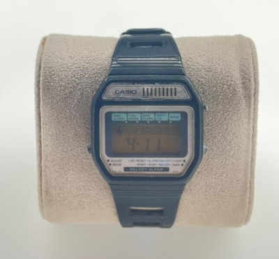 vintage CASIO MELODY ALARM 922554 hand watch date JAPAN made