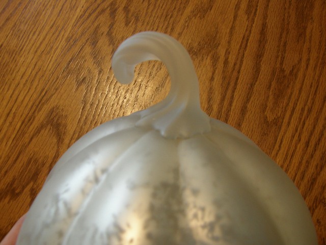 Pottery Barn Frosted Mercury Glass Pumpkin-Halloween/Fall/Autum Decor