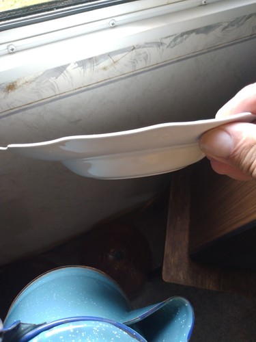 1 of 8 available W. H. Grindley Rimmed Soup Bowl Merion Flow Blue 1897-1914 - Picture 5 of 5