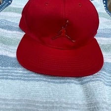 Air Jordan Red Snapback Hat Youth Jumpman Cap Streetwear Basketball Athletic
