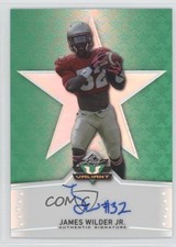 2014 Leaf Valiant Base Auto Green James Wilder Jr #BA-JWJ Auto 0f8