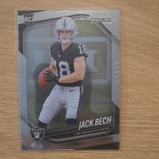 Panini 2025 Prizm Rookie Jack Bech Las Vegas Raiders NFL Card #346