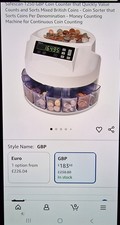 safescan 1250 GBP Trieuse et compteuse de monnaie