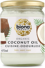 Biona Organic Coconut Oil 470Ml - Cuisine Mild & Odourless - Dairy Free, Natu...